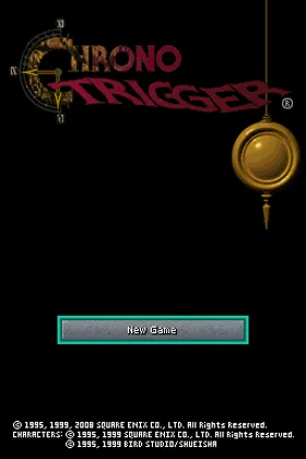 Chrono Trigger (USA) (En,Fr) screen shot title